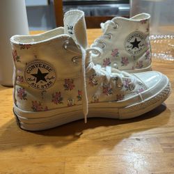 Size 7 - Converse Chuck 70 High Patchwork Floral 