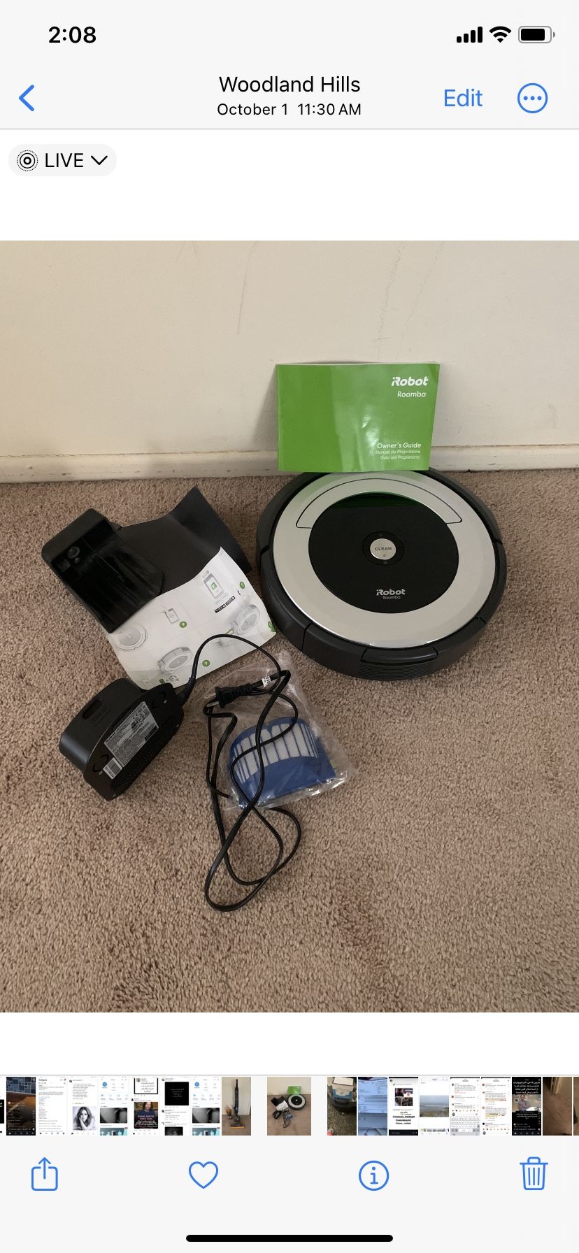 iRobot Roomba Vacuum