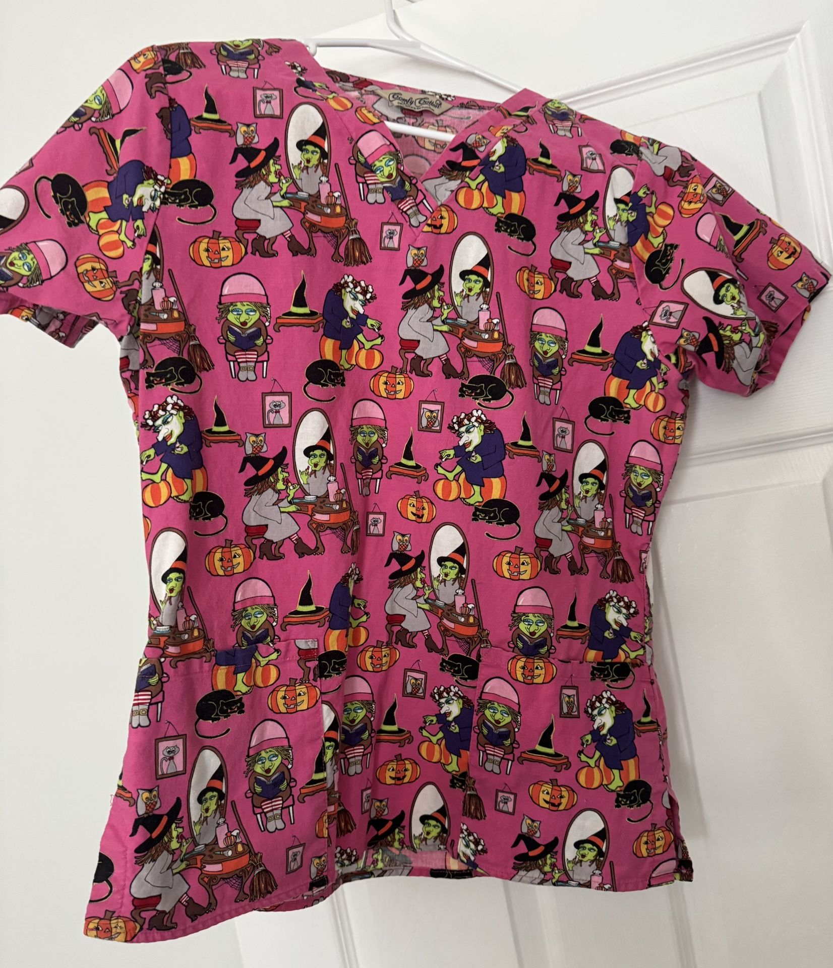 Like new Halloween theme scrub top size S.if posted it’s available,only reach out for pick up