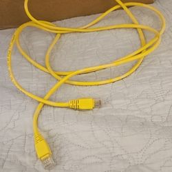 Yellow Ethernet Cable
