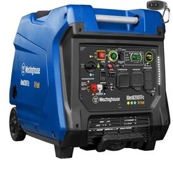 Westinghouse 8200 Peak Watt Tri-Fuel Portable Inverter Generator, Remote Electric Start, Transfer Switch Ready, Gas, Propane, Natural Gas, Low THD, Sa