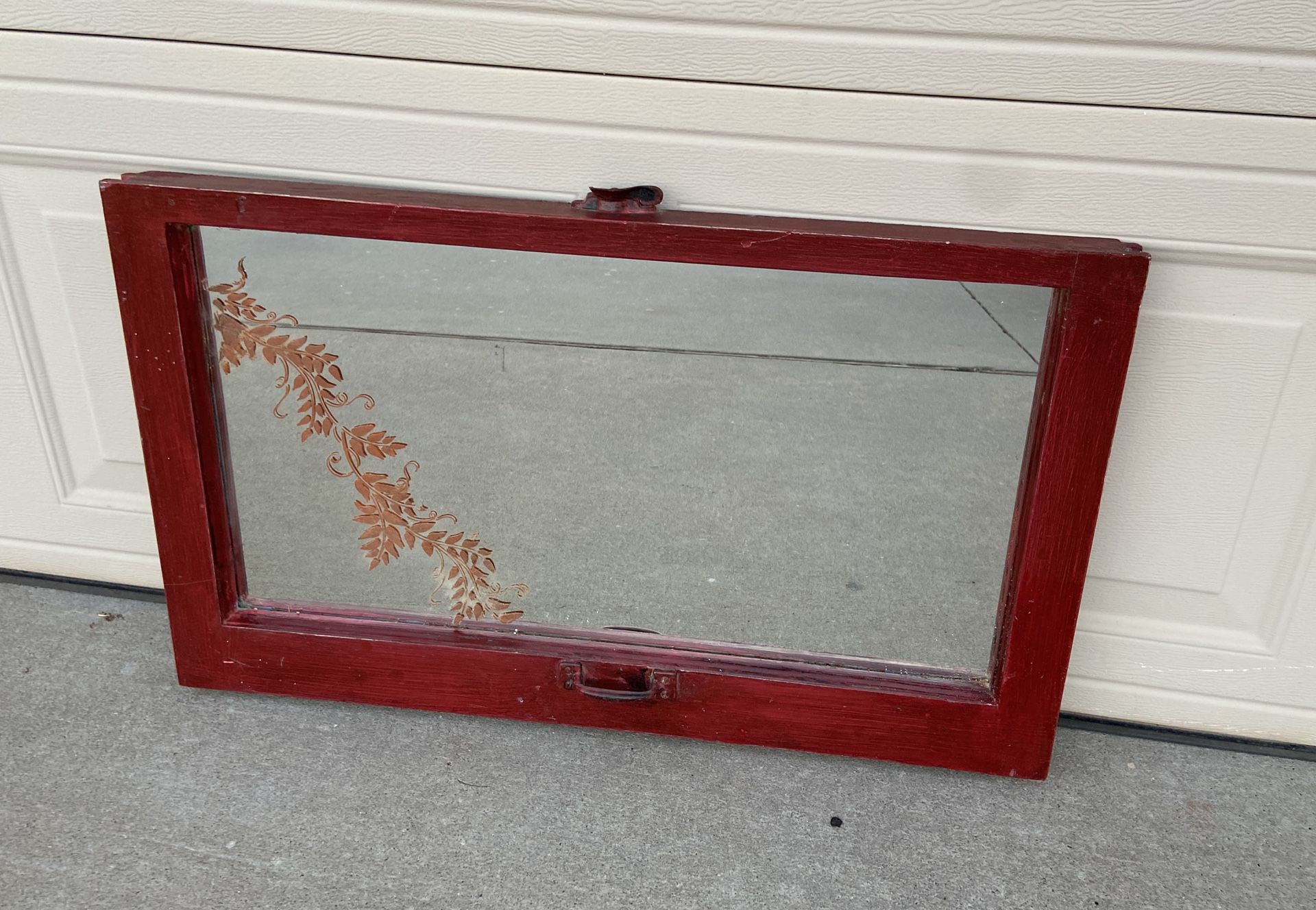 Gorgeous Vintage Window Mirror