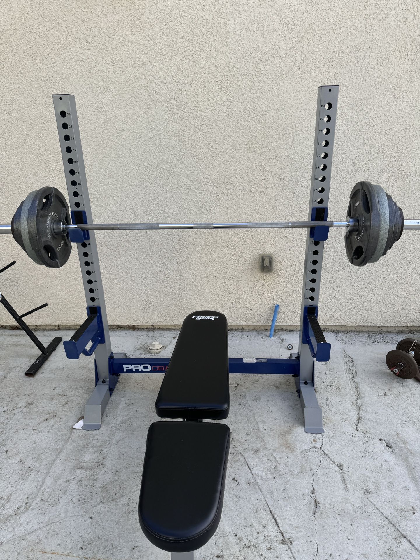 Fitness Gear Bench press With Weights