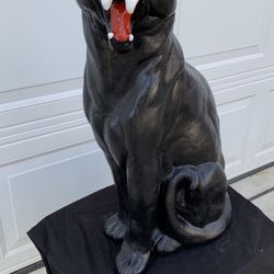 3 Foot Tall, Panther Statue