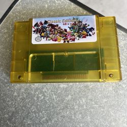 68 x 1 “Classic Edition” SNES Multi-Cart  Super Mario Kart For The Super Nintendo Super Mario World SNES Super Nintendo