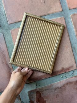 Vtg Ornate Gold Colored Frame 8.5x11