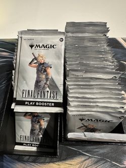Magic The Gathering Final Fantasy Play Booster Pack Lot Of 50