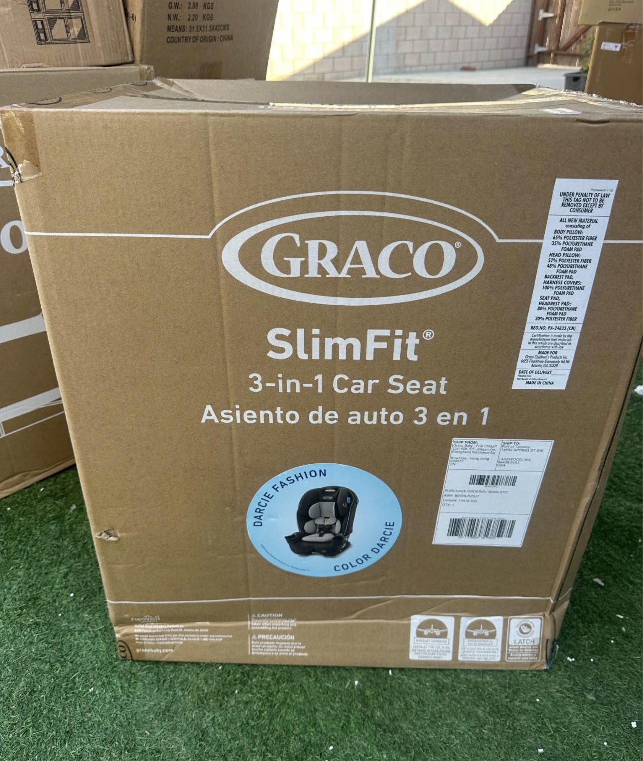 Baby Seat Car 3 in 1 Graco New $120