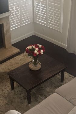 Espresso coffee table