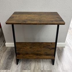 Small Brown And Black Table 