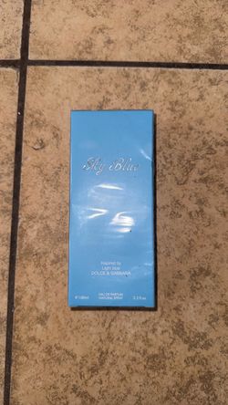 Sky blue perfume