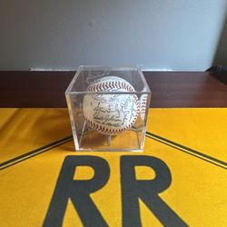 RARE 2001 Arizona Diamondbacks World Series Champs Team Signed Baseball johnson