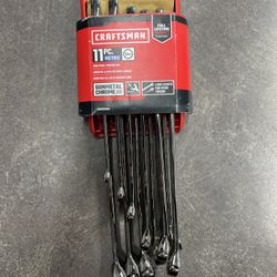 Craftsman Wrenches 11-pc Metric Gunmetal Chrome CMMT87013