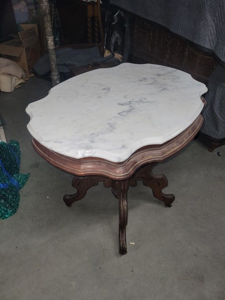 Antique Marble Table