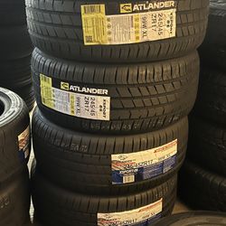 Brand New Set Of 4 Atlander Tires 245/45ZR17
