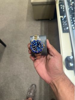 Rolex submariner Two tone complet e Blue sea 2022 complete