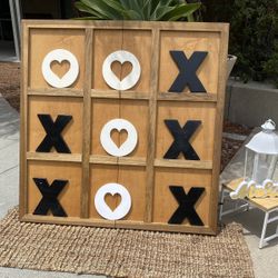 Giant wood Tic Tac Toe 4ft x 4ft 