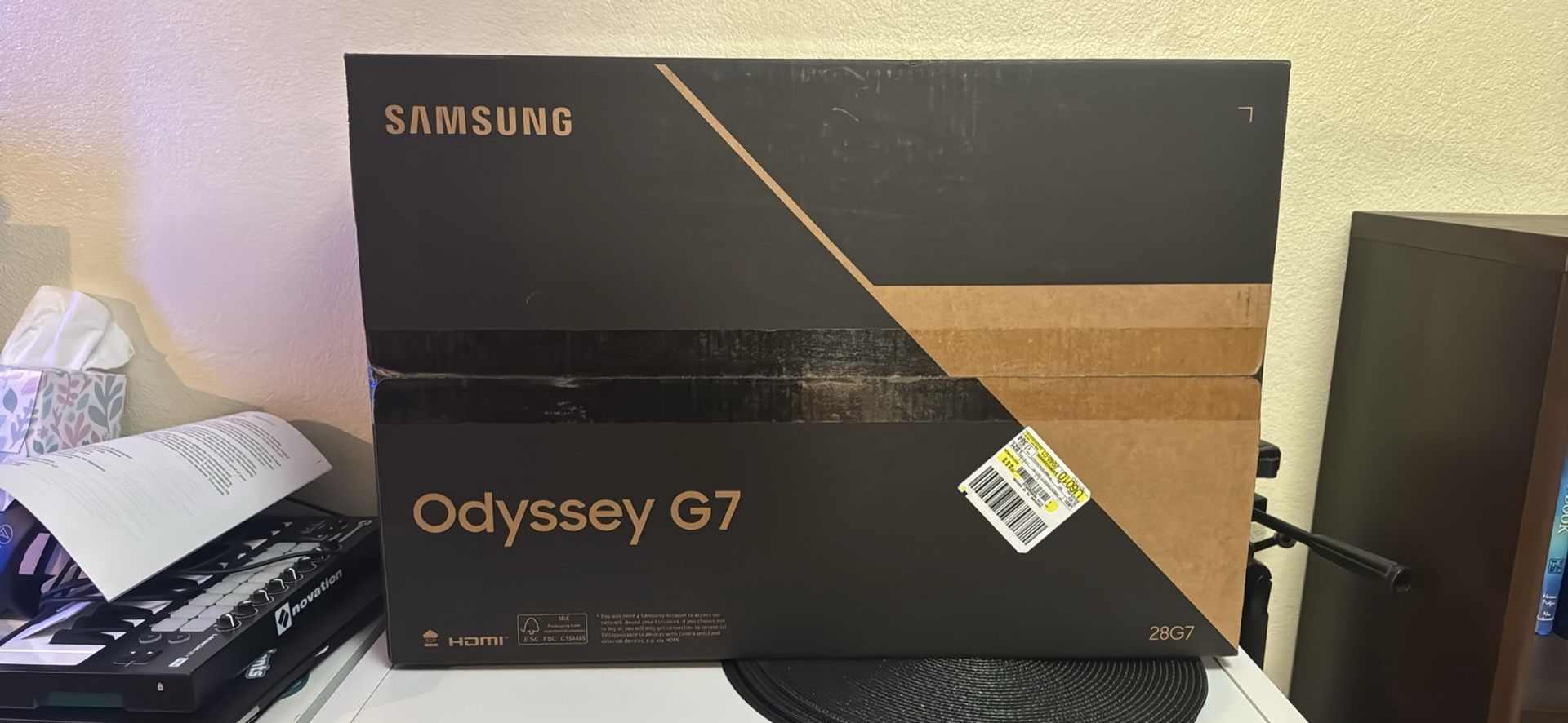 Samsung 28” Odyssey G70B 4K UHD IPS 144Hz 1ms with G-Sync Gaming Monitor NEW IN BOX (qty. 2)