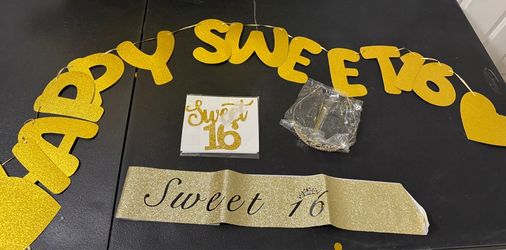 Sweet 16 decorations