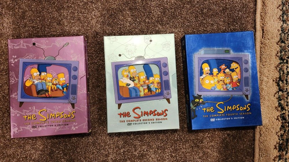 Simpson Dvd Season 2, 3 And 4.