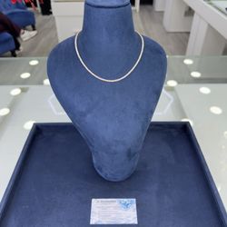 Chain 14k Gold Tennis Lab Diamonds 💎 12,72 Karat Vs Quality 