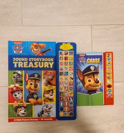 2  PAW PATROL KIDS SOUND BOOKS
