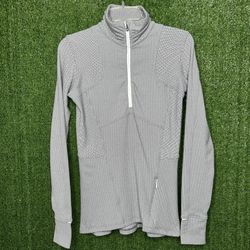 Lululemon Kanto Catch Me 1/2 Zip Pullover Jacket Gray Women’s Size 6 B18