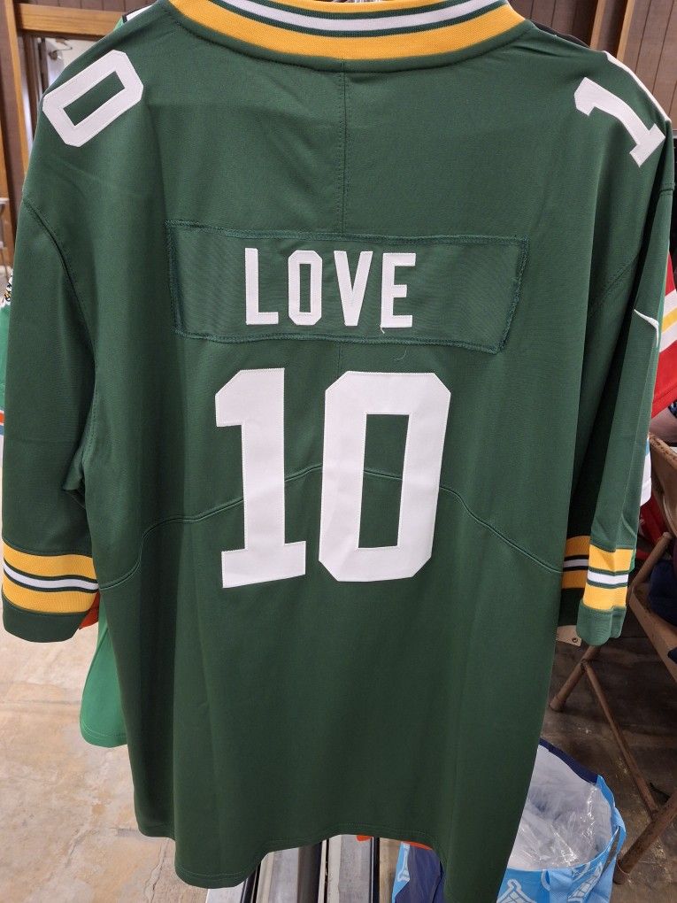 Green Bay Packers Jordan Love Jersey Size 2 X