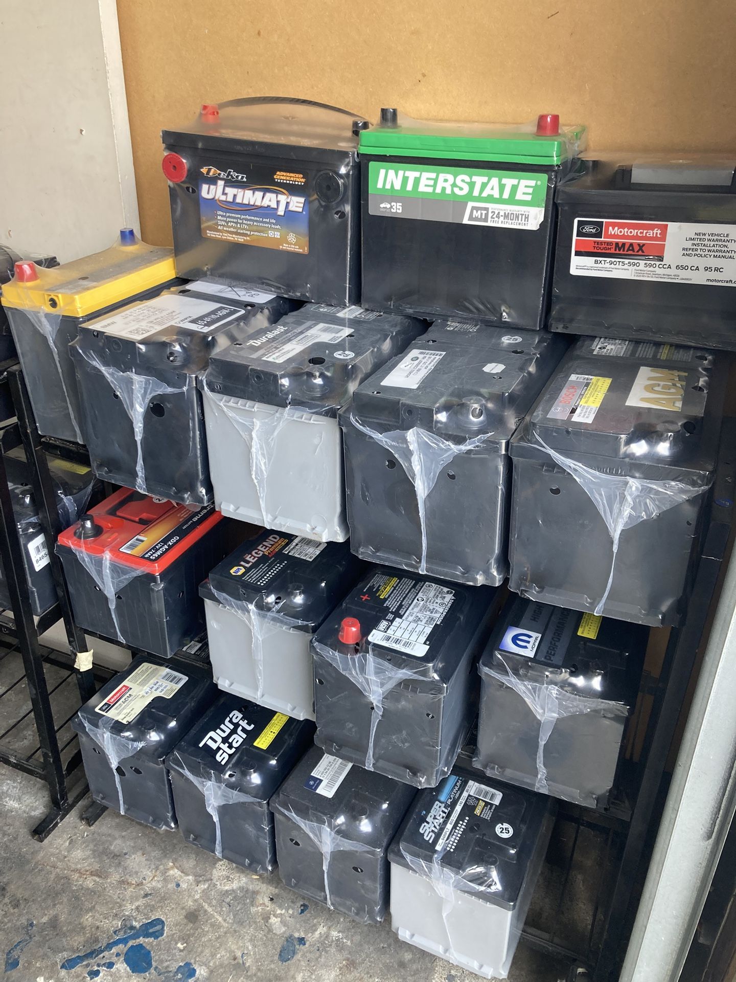 Car batteries