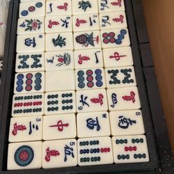 Mahjong Tiles Vintage Retro Vintage Item Vintage JPN Limited Edition Rare 1971