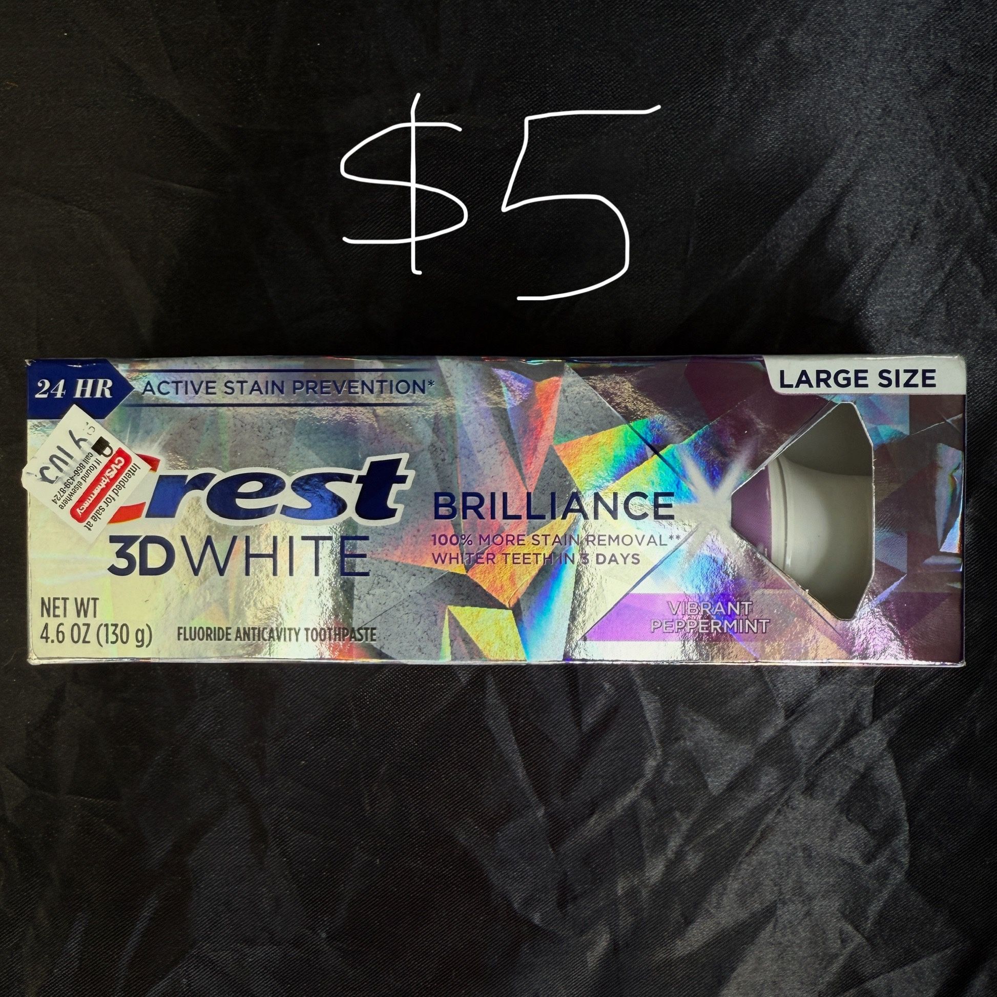 crest 3d white brilliance $5 each
