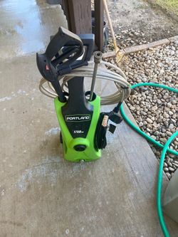 Portland 1750psi electric pressure washer