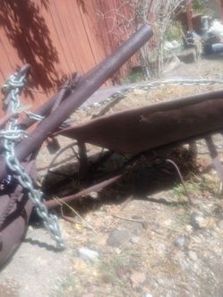 Antique yard art