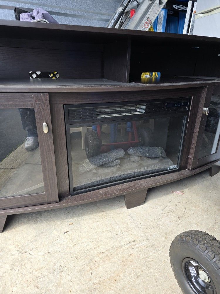 TV Stand With Heater