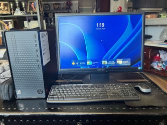 HP - Desktop - AMD Ryzen 5 - 12GB Memory - 512GB SSD - Jet Black