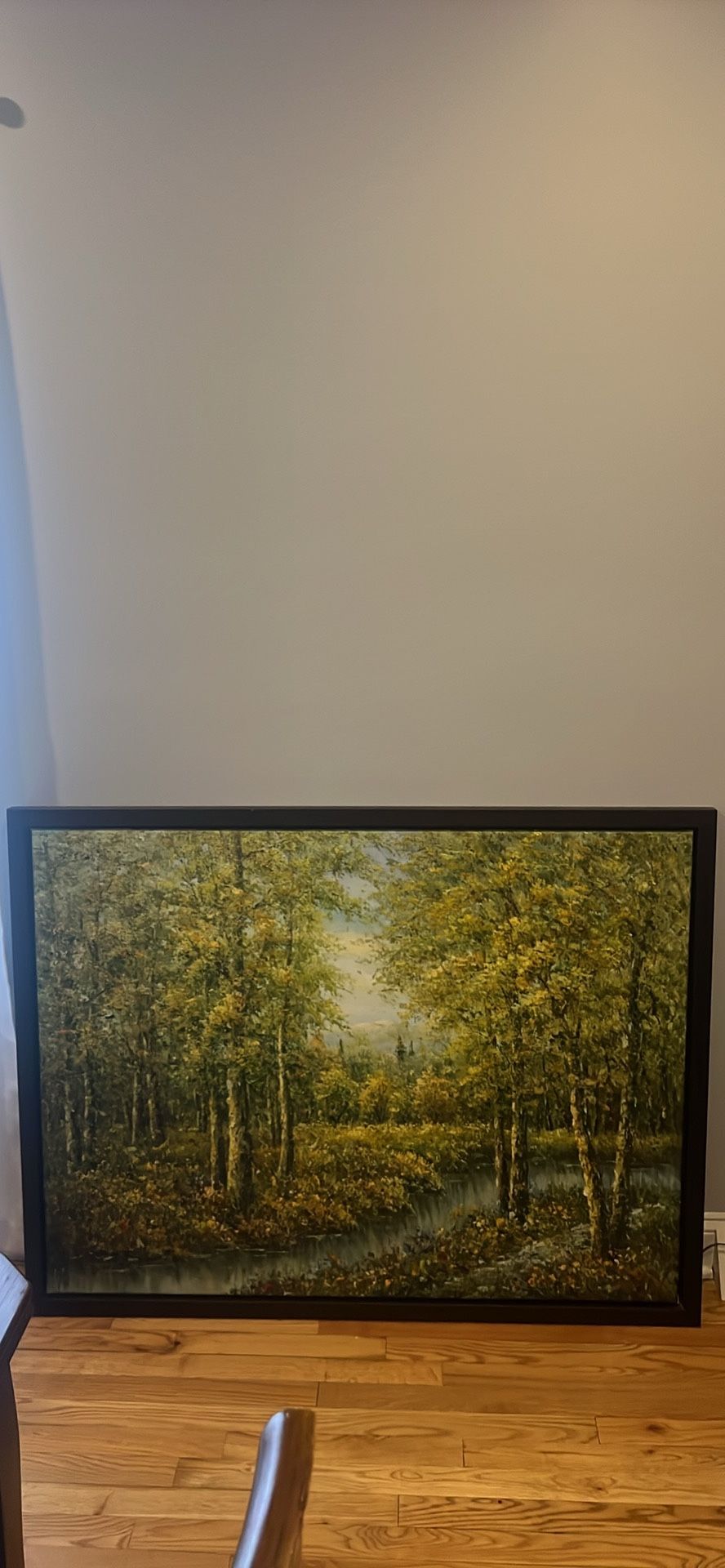 Out Door Woods Oil Painting