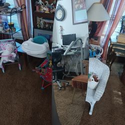 1980s Vintage Gaia Full Length Lipstick Mirror 