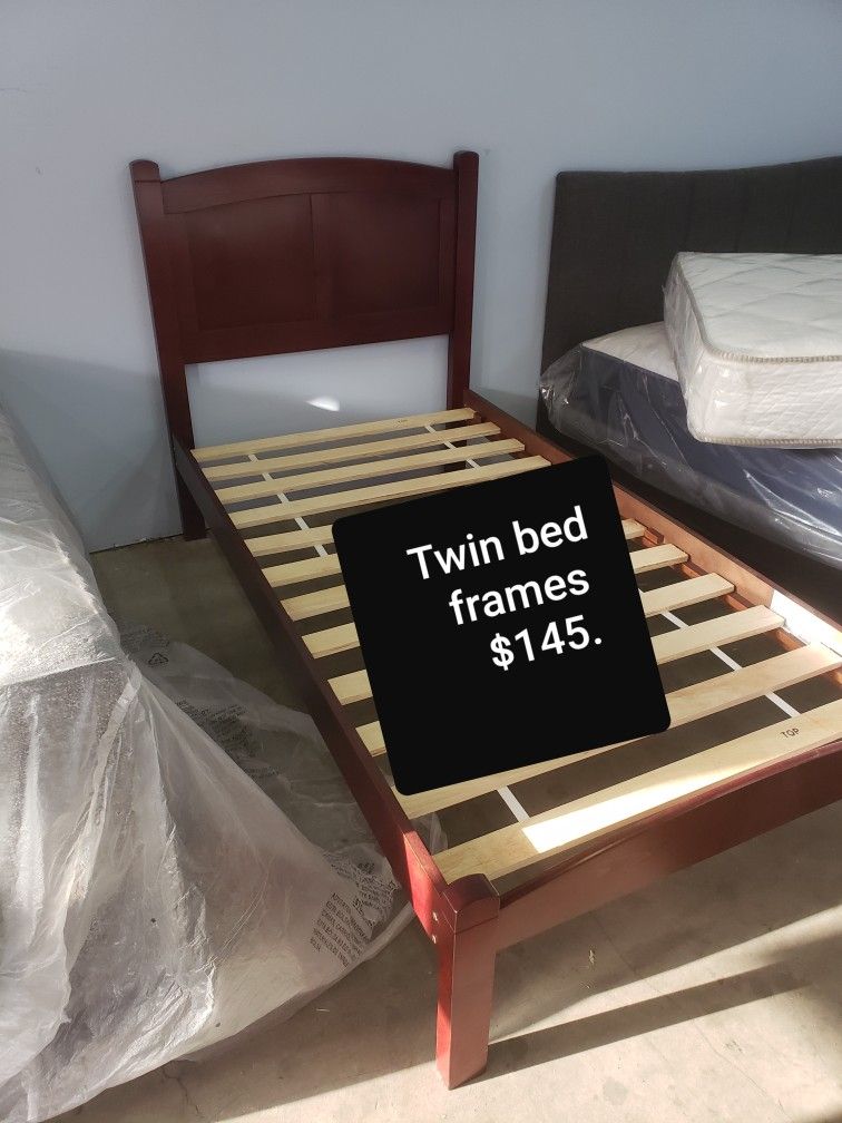 Cherry Or Oak Twin Bed Frame New In A Box $145