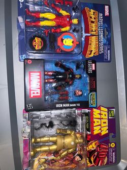 Marvel Legends Iron Man Action Figure Lot of 3