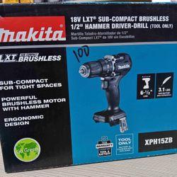 Makita New Hammer Drill 18v Brushless -2 Speed 