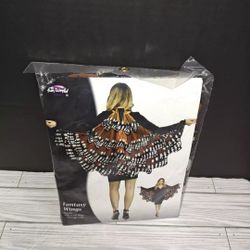 FUN WORLD Butterfly Fantasy Wings Costume Halloween Cosplay With Finger Loops