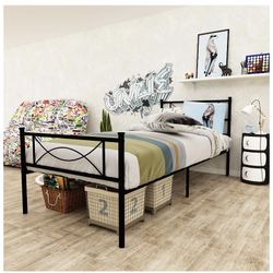 Twin Bed With Mattress 