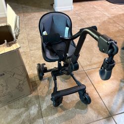 ONLY $45: Child Rides Alongside Stroller Attachment, Comfy Padded Seat Universal Fits Most Stroller