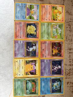 Vintage Pokémon Replica Card Lot – Charizard, Blastoise, Venusaur & More