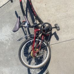 Kids tow behind bike