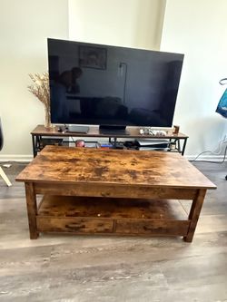 Rolandstar 47” Lift-Top Coffee Table with Storage