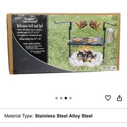Texsport Outdoor Camping Rotisserie Grill and Spit
