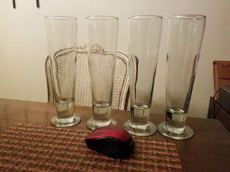 Pilsner beer glasses ipa man cave bar glass