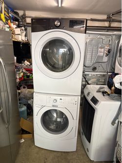 Maytag stackable washer and LG gas dryer