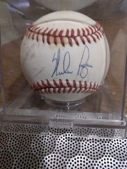 Nolan Ryan Signature Baseball 